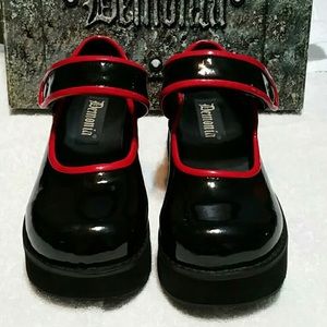 Demonia Sprite Mary Janes